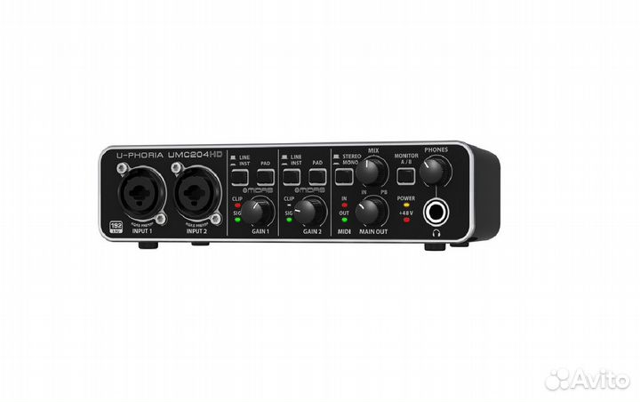 Звуковая карта Behringer UMC204HD USB