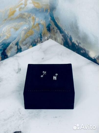 Серьги с бриллиантами Van Cleef