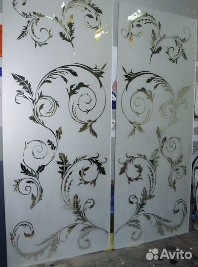 Зеркала с рисунком для шкафа-купэ