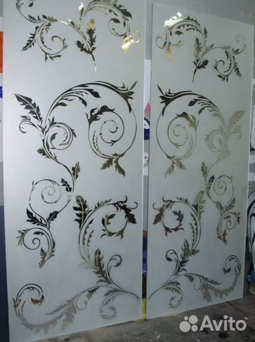 Зеркала с рисунком для шкафа-купэ