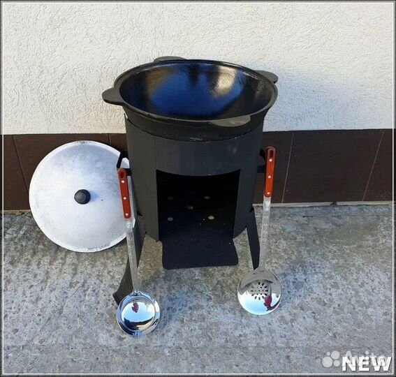 Чугунный узбекский казан новый