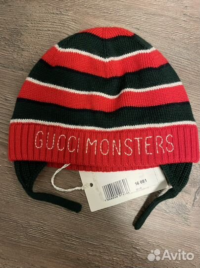 Шапка Gucci новая M ог48 на 0-18мес примерно