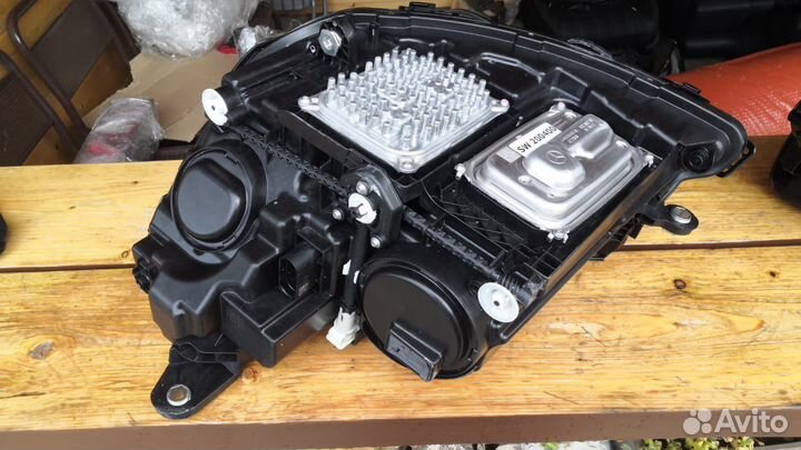 Фары Mercedes w213 рестай мультики