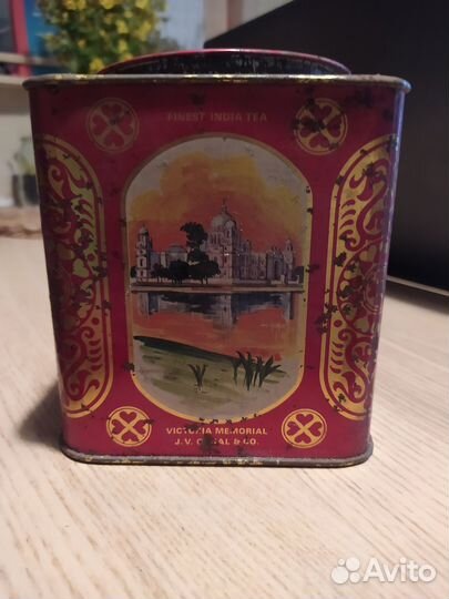 Продам банку жестяную из под чая СССР