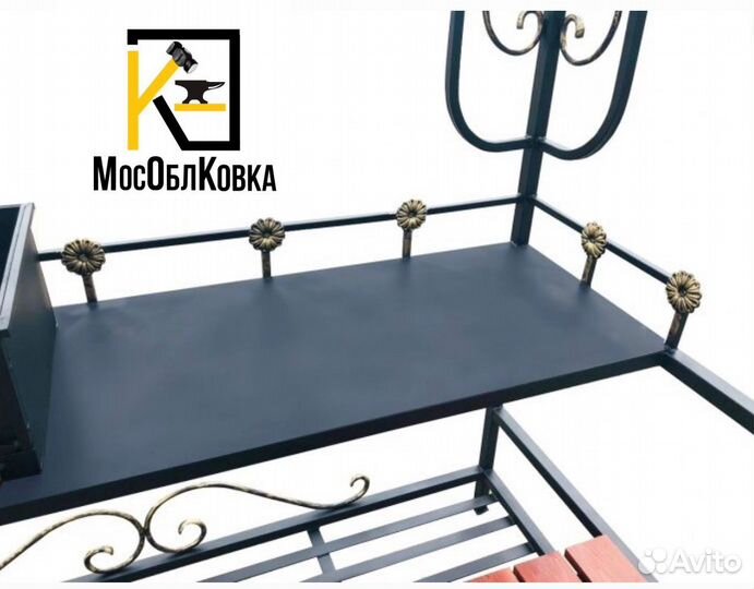 Кованый мангал из металла