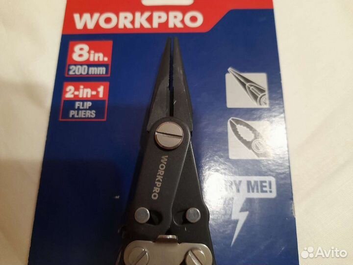 Плоскогубцы workpro 2 в 1 (новые)