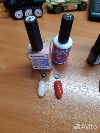 Гель лаки для маникюра набор, базы и топы