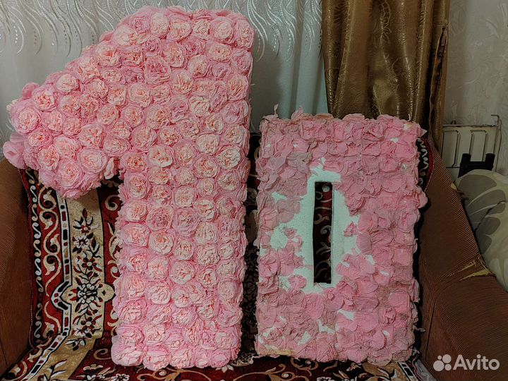 Каркас цифр из пенопласта