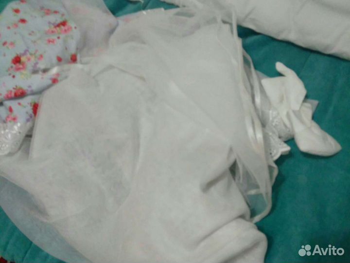 Балдахин и бортики в кроватку бу