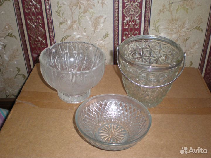 Вазы хрустальные и керамические
