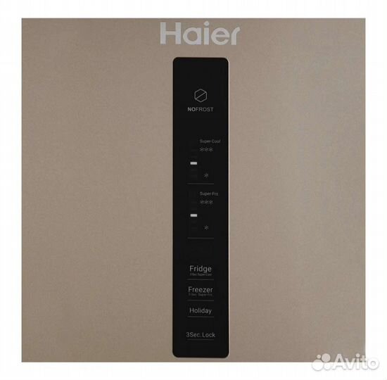 Холодильник Haier 2метра золотистый