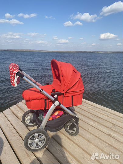 Коляска трансформер Cybex Fides - Rumba Red