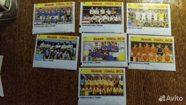 Чемпионат мира по футболу 1990 года (вкладыши)