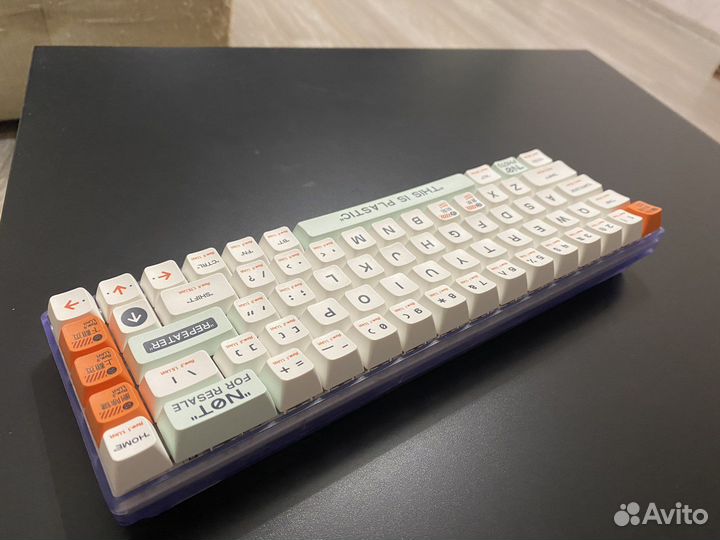 Тестер 68 + Gateron g white Pro и ориги свичи