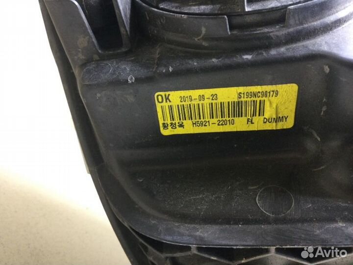 Фара левая левая Hyundai Solaris седан G4LC 2020