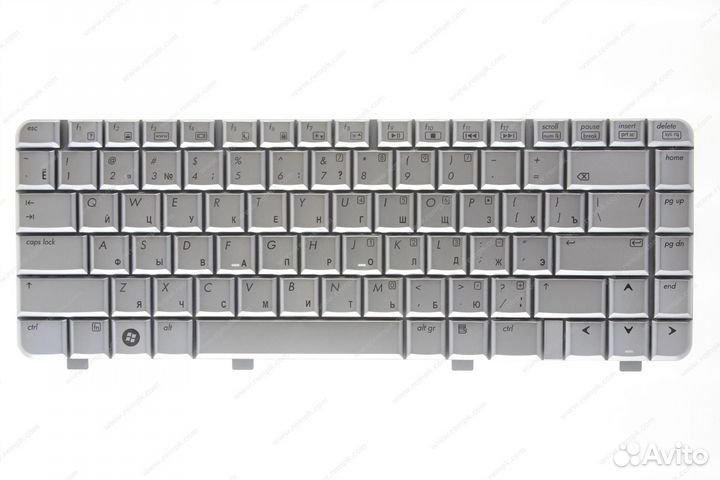 Клавиатура HP Pavilion DV4, серебро