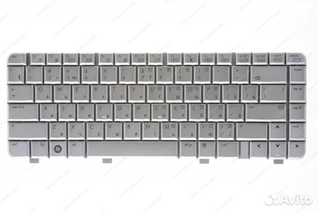 Клавиатура HP Pavilion DV4, серебро