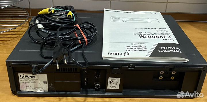 Видеомагнитофон funai модель V-8008 CM