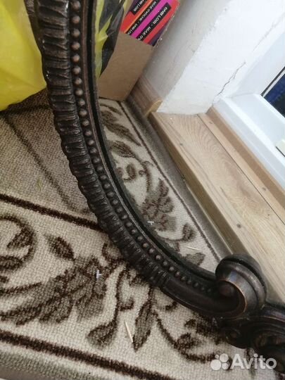 Зеркало настенное литьё винтаж