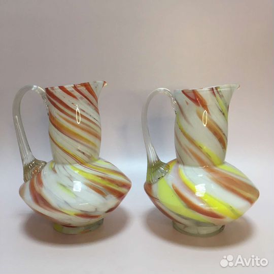 Вазы и Кувшины из гутного стекла СССР