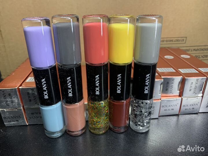 Лак для ногтей «2 в одном»