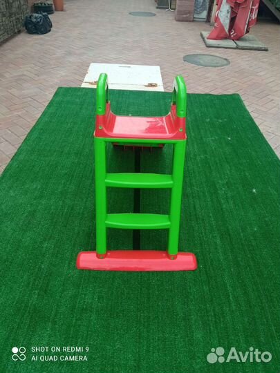 Детская горка пластиковая уличная бу