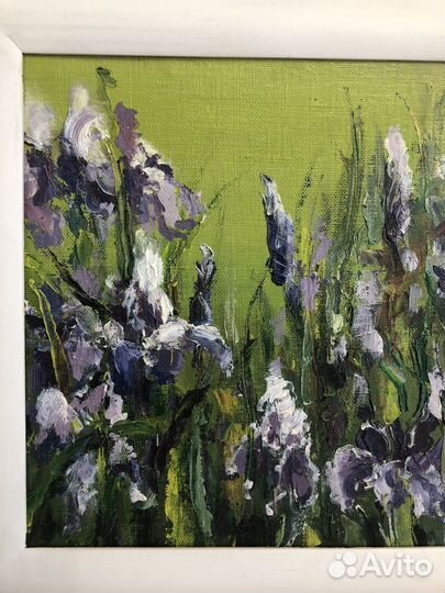 Картина маслом на холсте цветы