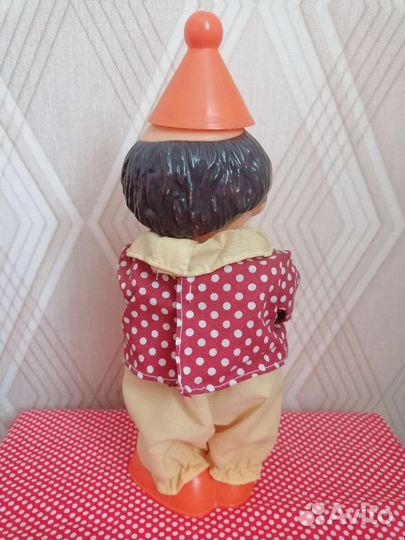 Клоун, игрушка-копилка. Винтаж