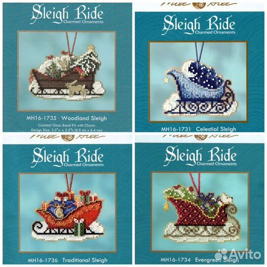 Много схем для вышивания Mill Hill