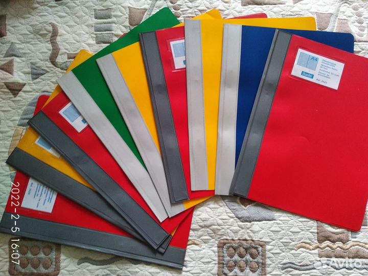 Папки-скоросшиватели новые. Ассортимент разный