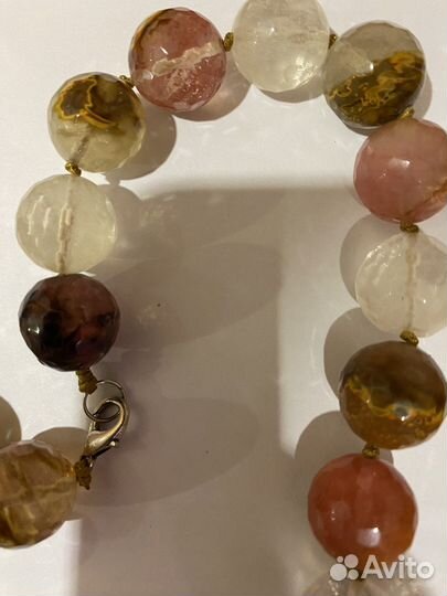 Бусы из агата