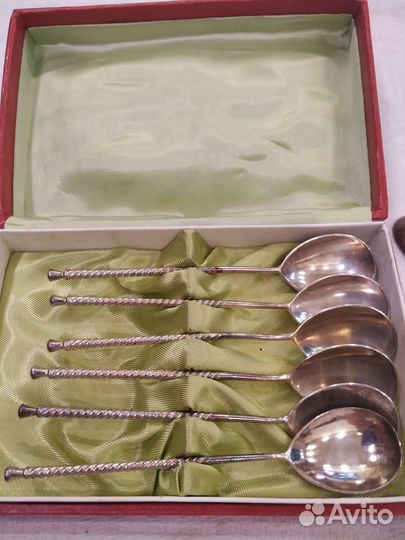 Чайные ложки мельхиор