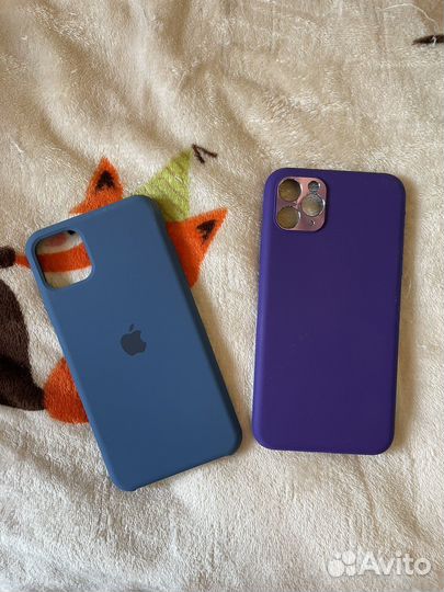 Силиконовый чехол на iPhone 11 pro max