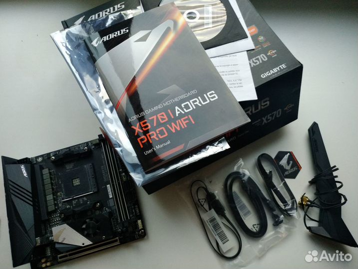 Gigabyte Aorus x570i Pro WiFi (itx, на гарантии)
