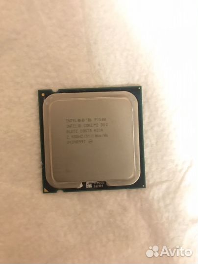 Процессор intel core 2 duo e7500