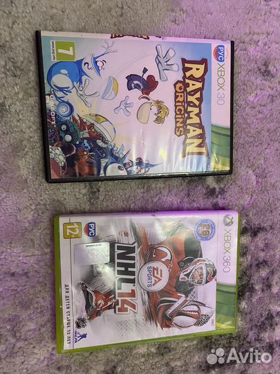 NHL 14 и Rayman origins Xbox 360
