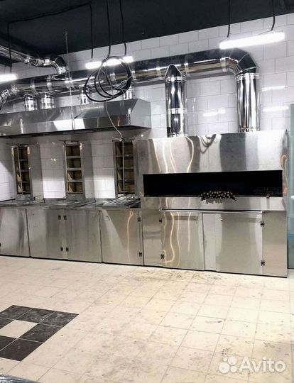 Мангал на углях для общепита