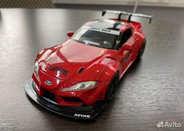 Модель машины Toyota Supra металл 1:24