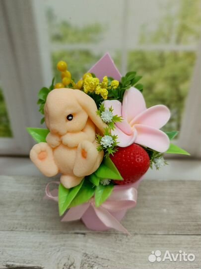 Букет из мыла ручной работы