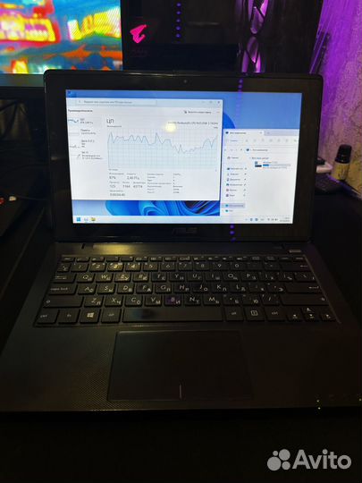 Сенсорный ноутбук asus
