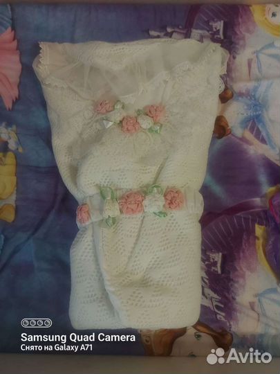 Конверт одеяло на выписку весна осень