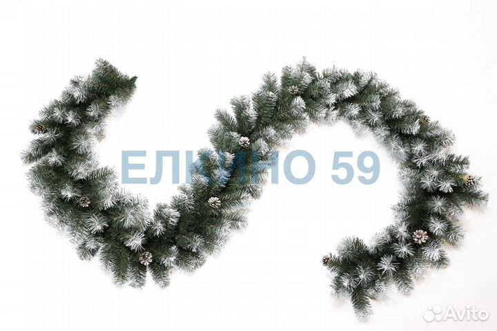 Хвойные гирлянды оптом новогодние