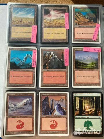 Карты Magic:the Gathering. MTG. Земли,токены,забав