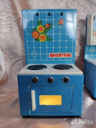 Игрушка СССР Кукольная кухня Анютка Винтаж