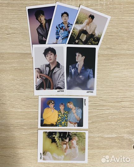 Официальные открытки Astro разные мемберы