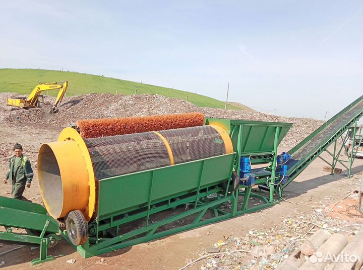 Сортировочный комплекс на базе барабанного грохота