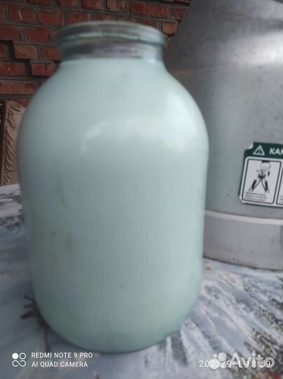 Молоко коровье домашнее