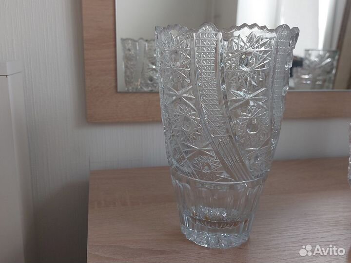 Ваза хрустальная для цветов СССР