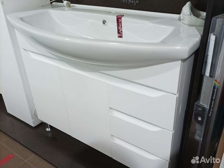 Тумба 105 с умывальником 105 мдф краска
