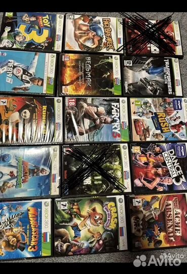 Диски на xbox 360 прошитый